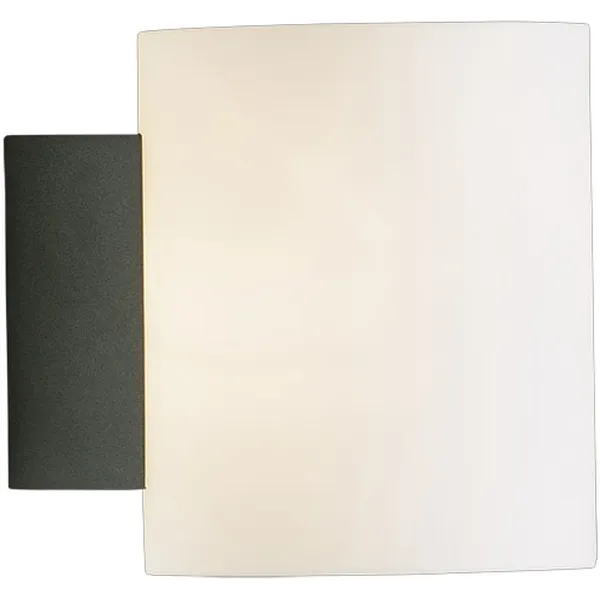Evoke Væglampe 120 mm Antracitgrå / Opalglas