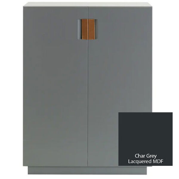 Frame 80 High Cabinet Char Grey