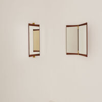 Vanity 2 Väggspegel 59x69 cm Valnöt