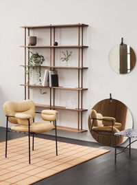 Bond Hylla W406 Mattlackad Valnöt
