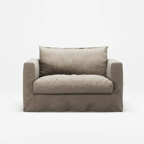 Le Grand Air Nou Love Seat Hør Savage Linen