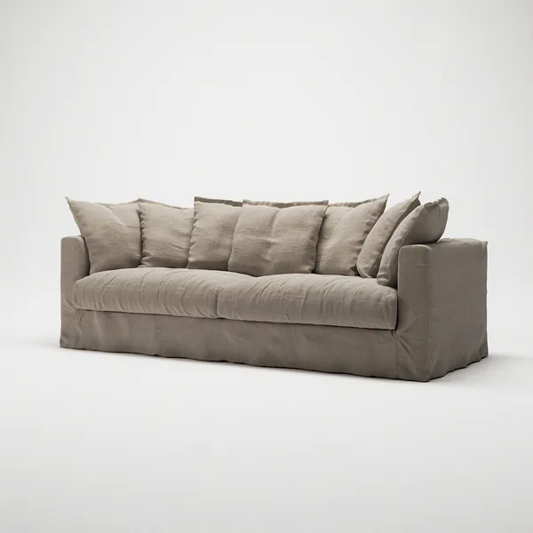 Le Grand Air 3-Personers Sofa Hør Savage Linen