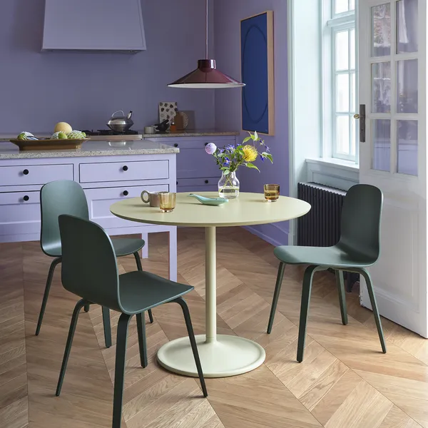 Soft Bord Ø95x73 cm Laminat Beige Green