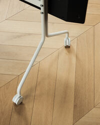 Moon Rollin' Tv Stand Pearl