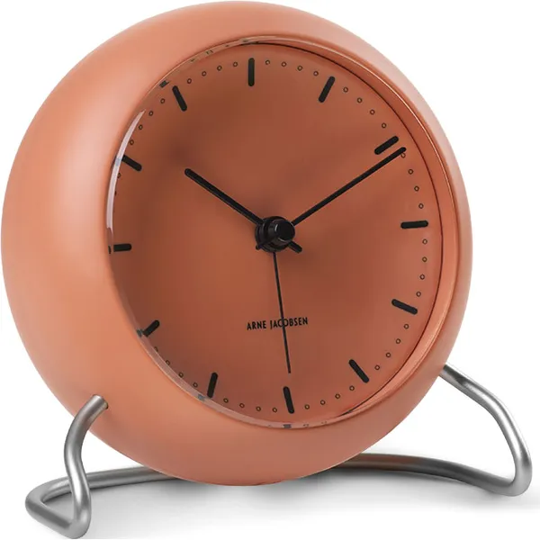 City Hall Bordsklocka Pale Orange