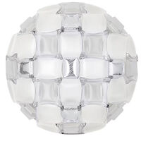 Mida Vegg-/Taklampe 50 cm Platinum
