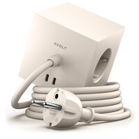 Square 1 Jatkojohto USB-C:llä / Magneetti 18 m Beige
