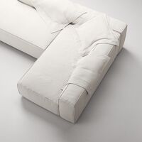 Grand Loungesofa 3-seters åpen ende Venstre Steam White