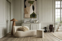 Mineral Sculptural Sidebord Bianco Curia Marmor Hvit