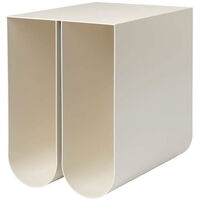 Curved Sidebord Beige
