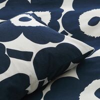 Unikko Dynetrekk Mørkeblå 140x200 cm
