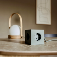 Square 1 Forlængerledning med USB-C / Magnet 18 m Egegrøn