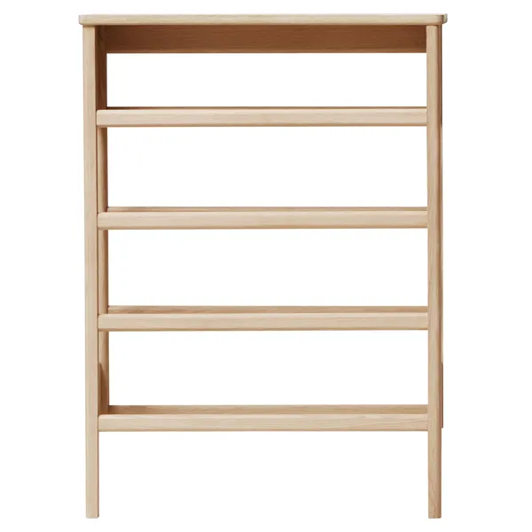 A Line Skohylde 72 cm Hvidolieret Eg