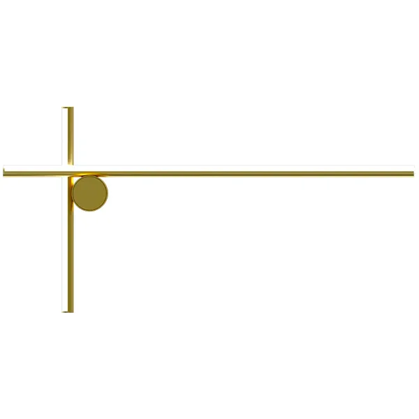 Coordinates W2 Væglampe Anodized Champagne
