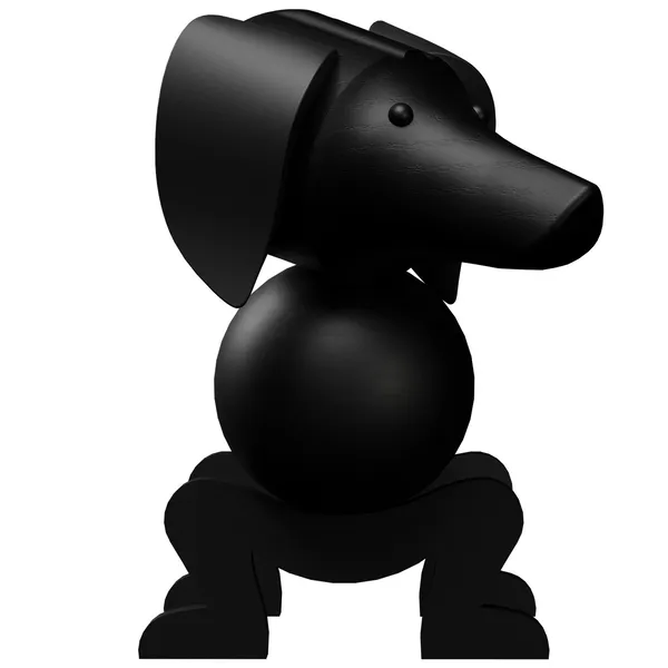 Hund Træfigur 32 cm