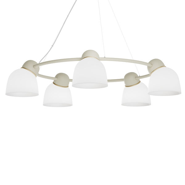 Bird Kattokruunu Ø95 cm Opal / Hiekanvärinen