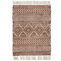 Ethnic Tæppe 60x90 cm Sort/Natur
