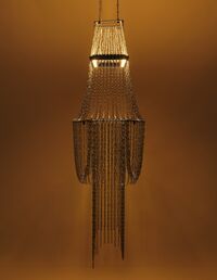 La Lampe C Lysekrone Rustfritt Stål