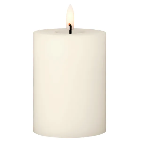 Led-Blockljus 10 cm Ivory