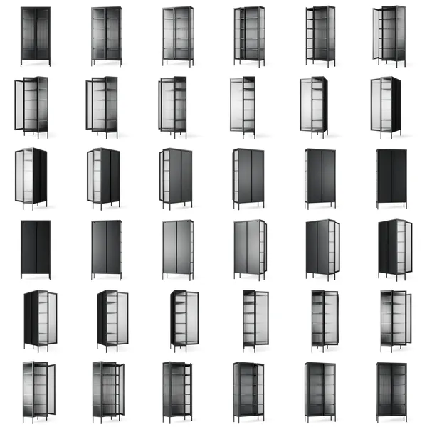 Store Skåp 90x180 cm Antracit