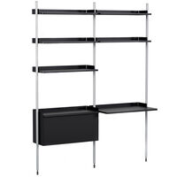 Pier System 12 Hyldesystem Ps Black / Aluminium