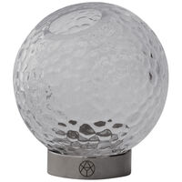 Globe Bubbles Vas Ø10 cm Klar / Silver