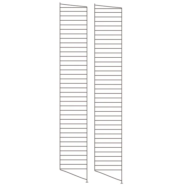 String Gavle Gulv 30x200 cm 2-pak Mørkebrune