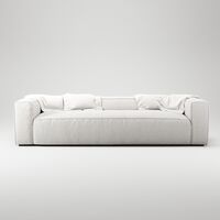 Grand 3-Sitssoffa Minetyg Moon White