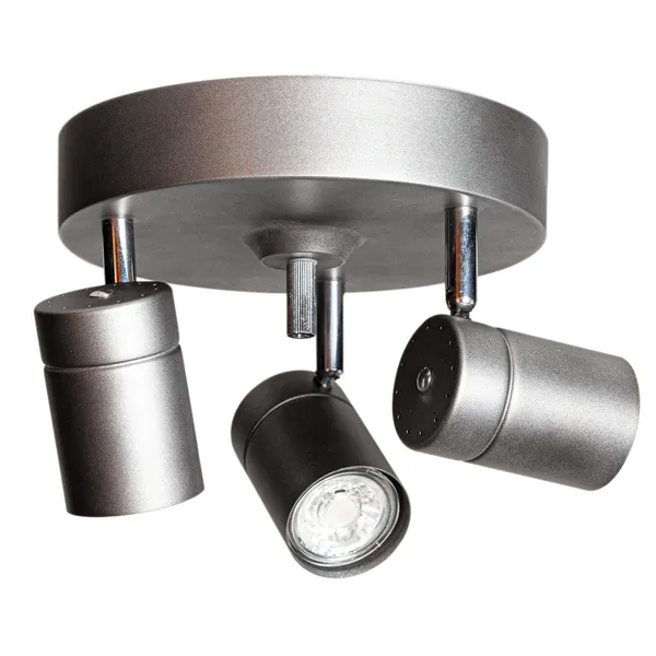 Correct 3 Spotlight Steel Grey