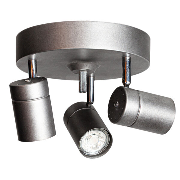 Correct 3 Spotlight Steel Grey