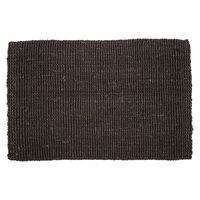 Jute Dørmatte 60x90 cm Svart