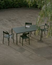 May Chair Outdoor Steel Dark Green