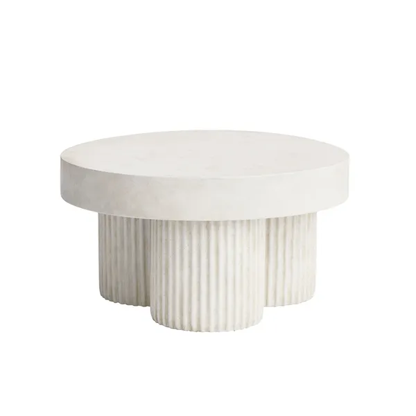 Gear Coffee Table Ø70 cm Chalk
