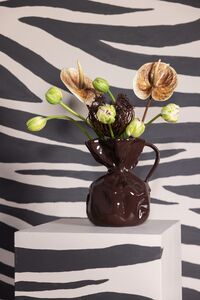 Crumple Vase Brun