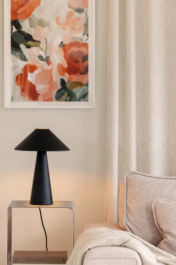 Cannes Bordlampe Svart