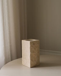 Edge Vase Large Limestone