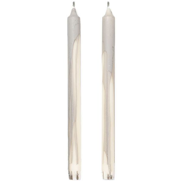Dryp Ljus 30 cm 2-pack Varmgrå