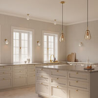 Anoli Spot Recessed Seinä-Kattovalaisin Valkoinen / Nordic Gold