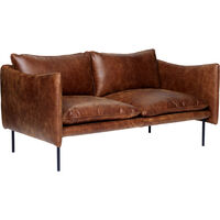 Tiki Sofa 2-Pers Sorte Ben / Læder Vintage Rangers