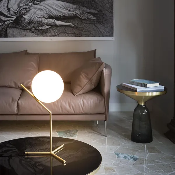 IC Lights T1 Bordlampe Høj Messing
