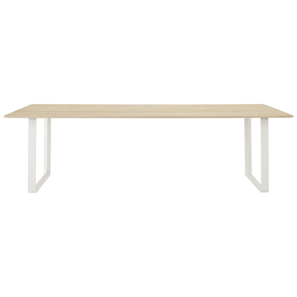 70/70 Bord 108x255 cm Egefiner / Hvidt