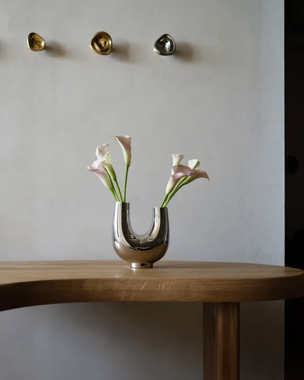 Kazumi Vase Nikkel