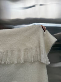 Fridh Plaid Mohair 130x170 cm Offwhite