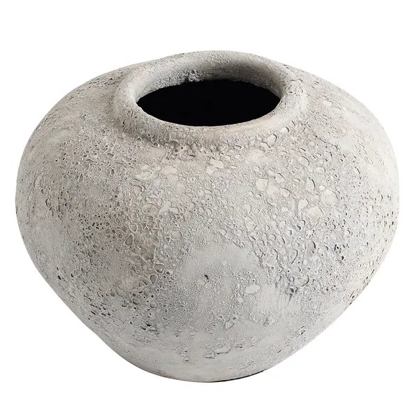 Luna Dekorativ Krukke Lysegrå 18 cm