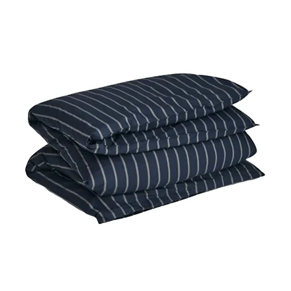 Oxford Stripe Påslakan Blå