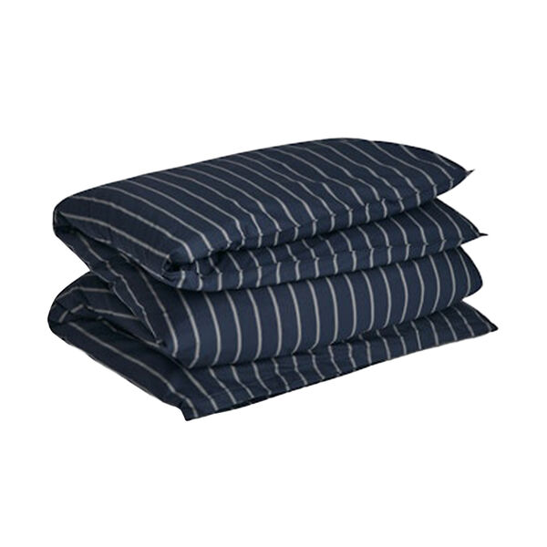 Oxford Stripe Påslakan Blå