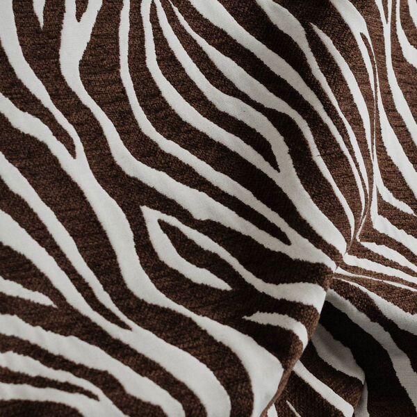 Stofprøve Zebra Brun/Hvid