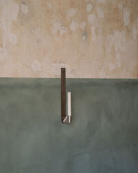 Ornament Wall Candle Holder Steel Long