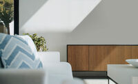 Line Burned Walnut Skænk 4 døre Sort/Sort