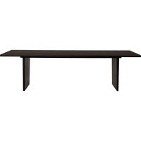 Private Matbord 320 cm Svartbetsad Ask